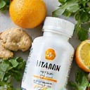 Lifestyle image showing product with fresh natural ingredients